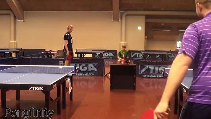 Eteindre une bougie en jouant au Ping Pong