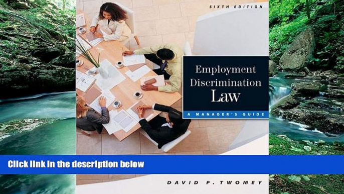 Big Deals  Employment Discrimination Law  Full Ebooks Most Wanted