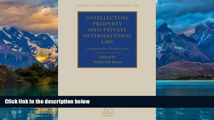 Big Deals  Intellectual Property and Private International Law: Comparative Perspectives (Studies