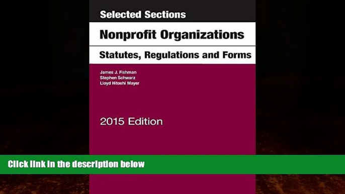 Books to Read  Selected Sections on Nonprofit Organizations, Statutes, Regulations, and Forms