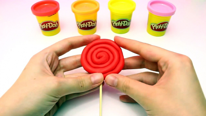 Play-Doh Oyun Hamuru ile Renkli Lolipop Yapımı, Play-Doh Lolipop