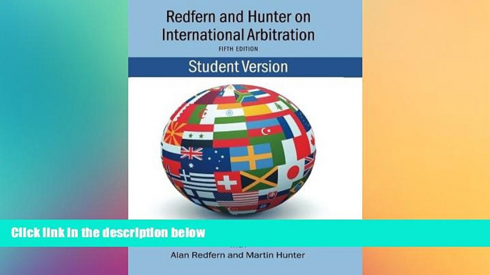 Must Have  Redfern   Hunter on International Arbitration  READ Ebook Online Audiobook