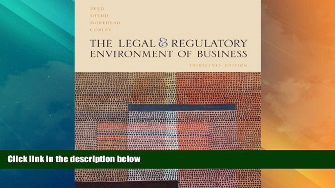 Big Deals  The Legal and Regulatory Environment of Business  Best Seller Books Best Seller