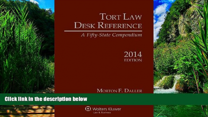 Books to Read  Tort Law Desk Reference: A Fifty State Compendium  Best Seller Books Best Seller