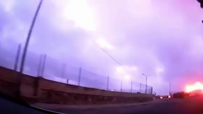 Shocking dashcam footage 'shows moment plane crashes at airport in Malta killing five people'