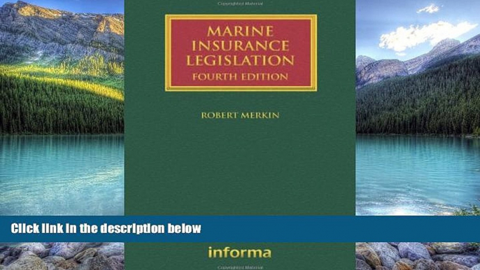 Big Deals  Marine Insurance Legislation (Lloyd s Shipping Law Library)  Best Seller Books Most