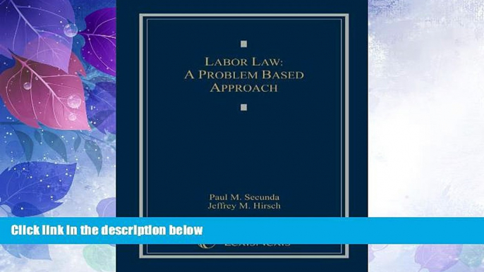 Big Deals  Labor Law: A Problem-Based Approach (2012)  Best Seller Books Most Wanted