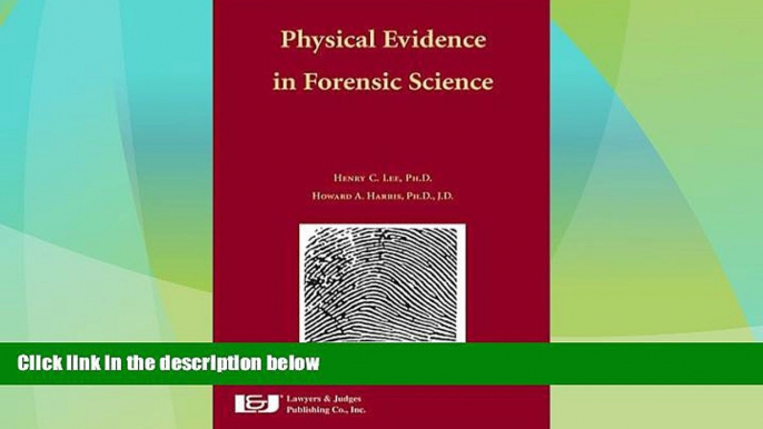 Big Deals  Physical Evidence in Forensic Science  Best Seller Books Best Seller