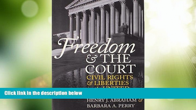 Big Deals  Freedom and the Court: Civil Rights and Liberties in the United States (Eighth