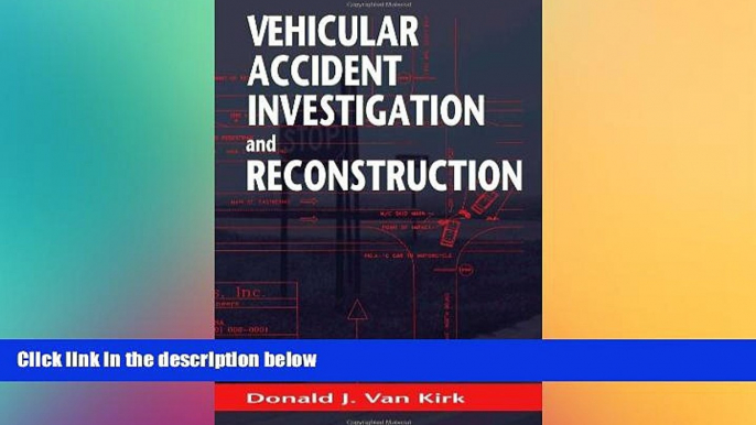 Full [PDF]  Vehicular Accident Investigation and Reconstruction  Premium PDF Online Audiobook