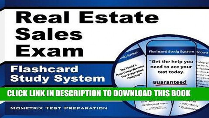 Read Now Real Estate Sales Exam Flashcard Study System: Real Estate Sales Test Practice