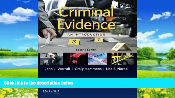 Big Deals  Criminal Evidence: An Introduction  Best Seller Books Most Wanted