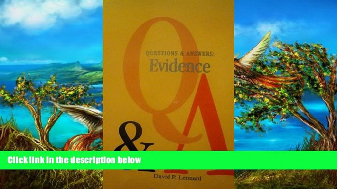 Big Deals  Questions   Answers: Evidence  Best Seller Books Most Wanted