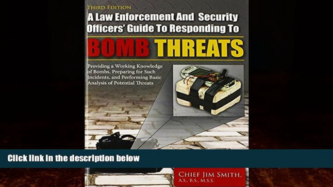 Books to Read  A Law Enforcement and Security Officers  Guide to Responding to Bomb Threats: