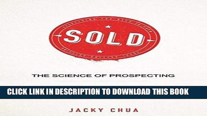 Ebook SOLD: The Science Of Prospecting (updated) Free Download