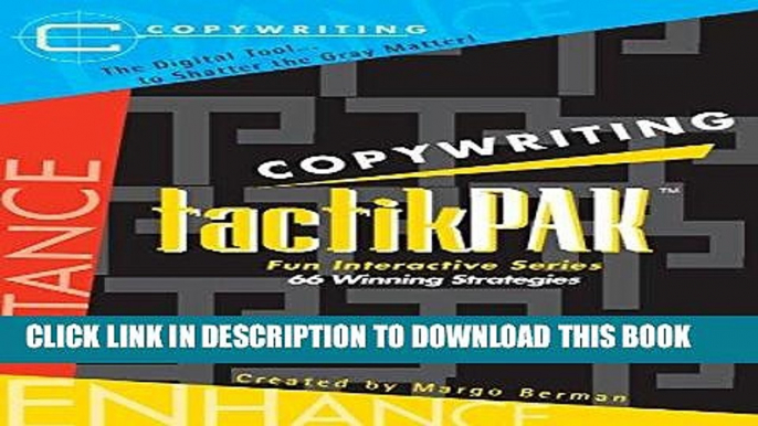 Ebook Copywriting tactikPAK: Fun Interactive Series - 66 Winning Strategies (tactikPAK[TM] Book 1)