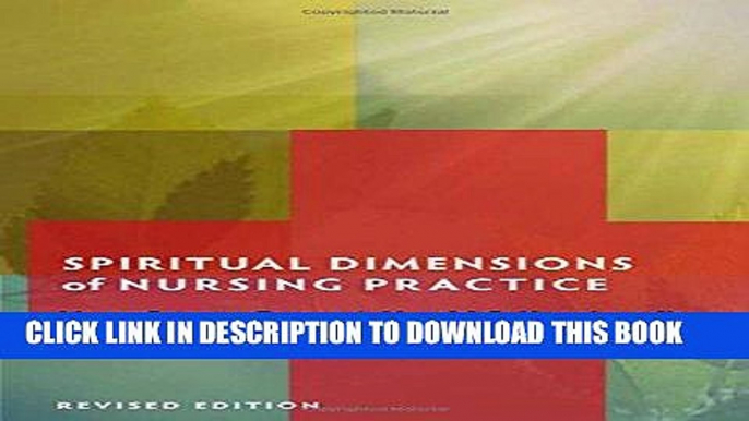 [FREE] EBOOK Spiritual Dimensions of Nursing Practice (Templeton Science   Religion) ONLINE