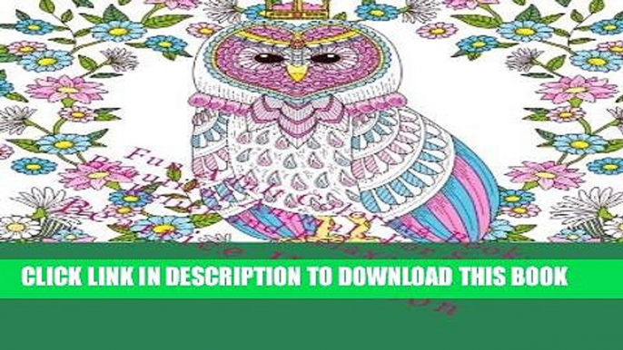 Ebook Fun Adult Coloring Book: Beautiful Animals For Stress Relief and Relaxation (Adult Coloring