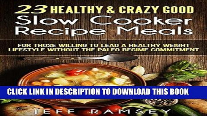 Ebook 23 Healthy   Crazy Good Slow Cooker Recipe Meals: a perfect fit for those willing to lead a