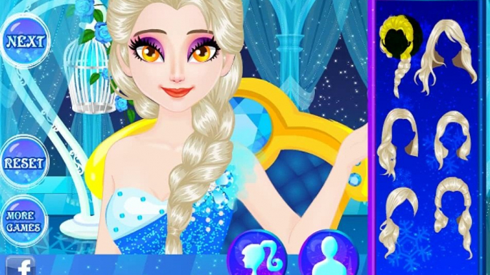 Permainan Elsas Sparkling Eyelashes-Play Frozen Games Eyelashes Sparkling Elsa