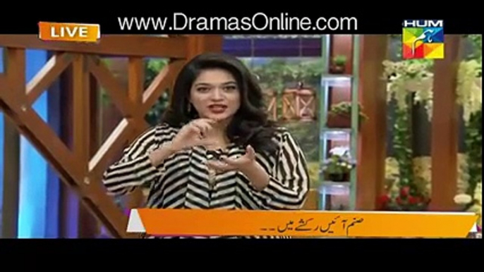 See What Incident Happened With Sanam Jung While Coming To Morning Show ??