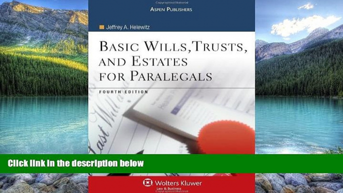 Books to Read  Basic Wills Trusts   Estates for Paralegals  Best Seller Books Most Wanted