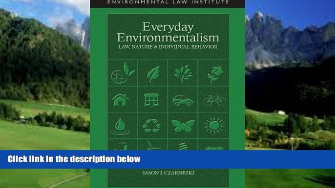 Big Deals  Everyday Environmentalism, Law, Nature and Individual Behavior (Environmental Law