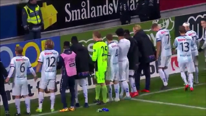 Ces joueurs de FOOT célèbrent leur victoire devant un seul supporter! Incroyable