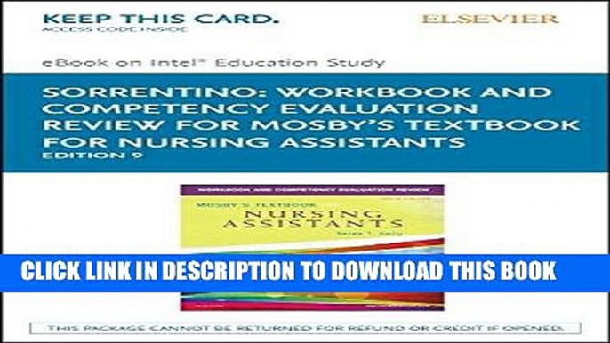 [READ] EBOOK Workbook and Competency Evaluation Review for Mosby s Textbook for Nursing Assistants