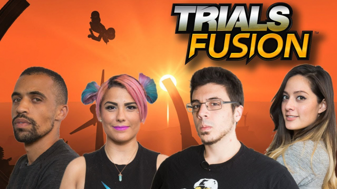 Let's Play TRIALS FUSION with TheZombiUnicorn, RecklessTortuga, ChilledChaos, and 2MGoverCsquared2