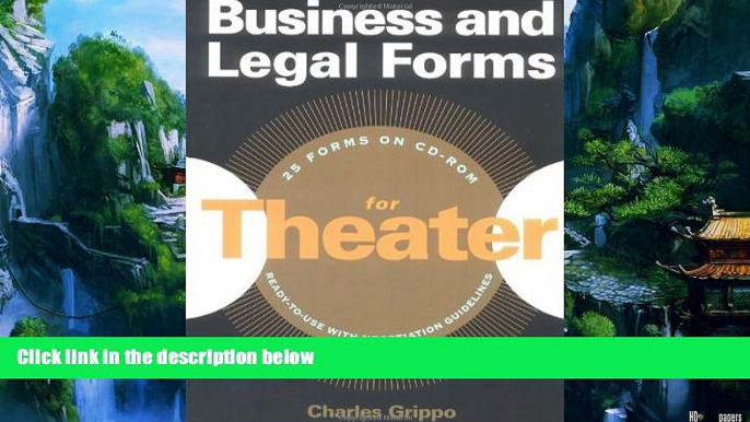 Big Deals  Business and Legal Forms for Theater  Full Ebooks Most Wanted