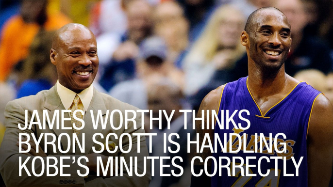 James Worthy Thinks Byron Scott is Handling Kobe's Minutes Correctly