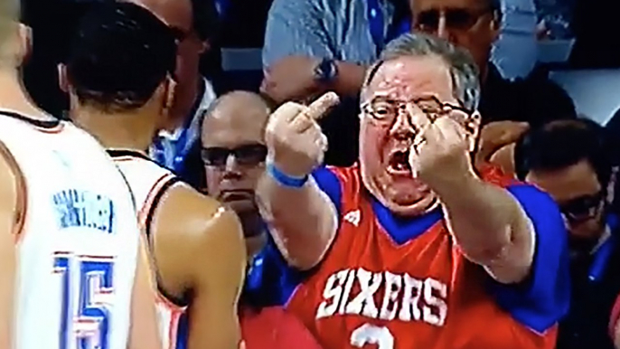 Savage FAN Flips Off Russell Westbrook