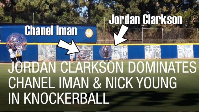 Jordan Clarkson Dominates Chanel Iman & Nick Young in Knockerball