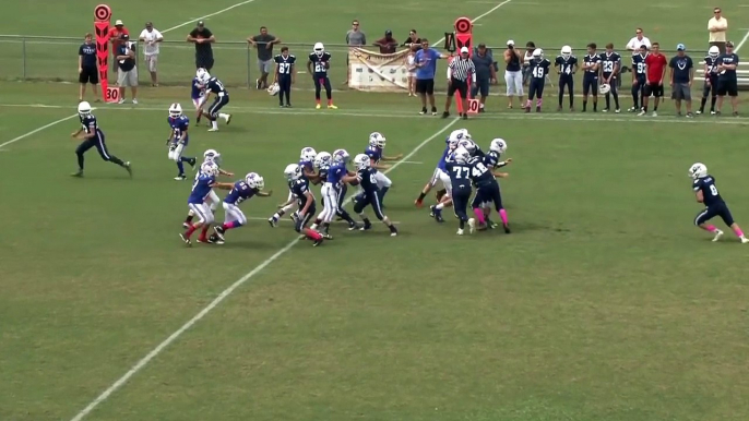 Incredible behind-the-back juggling touchdown catch - youth football highlights
