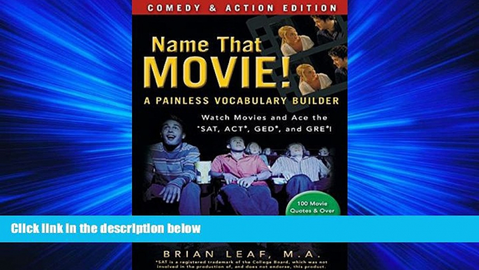 Popular Book Name That Movie! A Painless Vocabulary Builder Comedy   Action Edition: Watch Movies