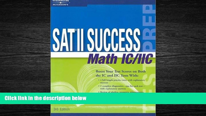 Online eBook SAT II Success MATH 1C and 2C, 3rd ed (Arco Master the SAT Subject Test: Math Levels