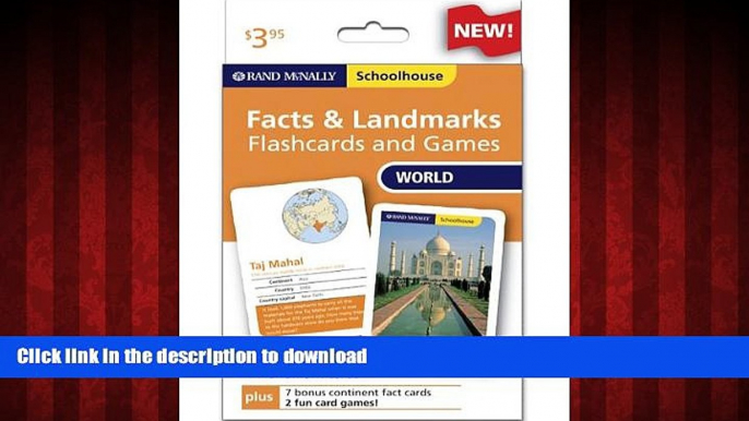 FAVORIT BOOK Rand Mcnally Schoolhouse World Facts   Landmarks Flashcards And Games READ EBOOK