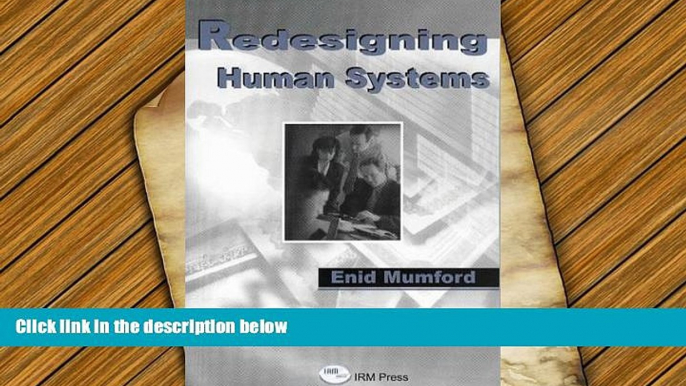 Download [PDF]  Redesigning Human Systems For Kindle