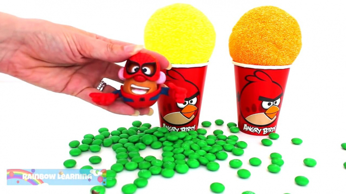 Foam Clay Surprise Eggs Ice Cream Cups Minions Minnie Spiderman Teletubbies RainbowLearning