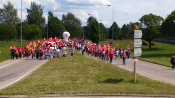 Vosges : nouveau blocage à Epinal contre la loi travail...