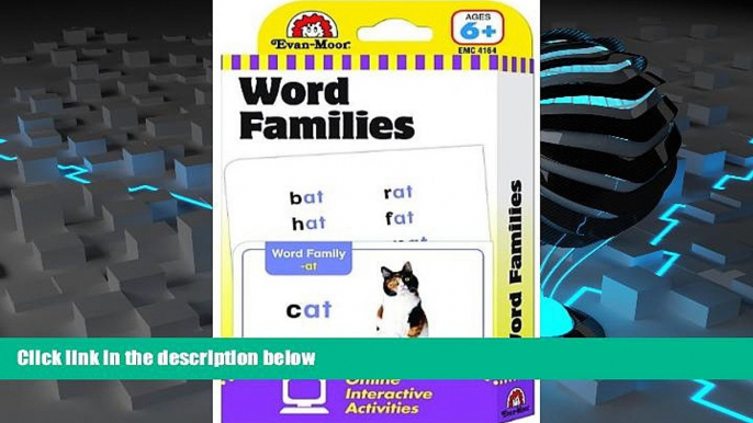 Read Book Flashcards: Word Families (Flashcards: Language Arts) Evan Moor  For Full