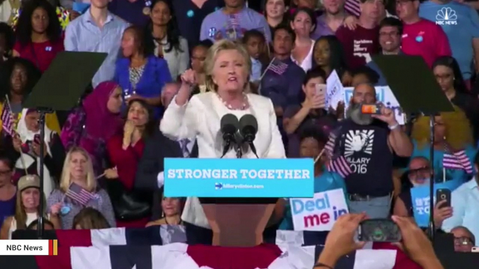 Hillary Fires Back At Heckler Yelling 'Bill Clinton Is A Rapist'