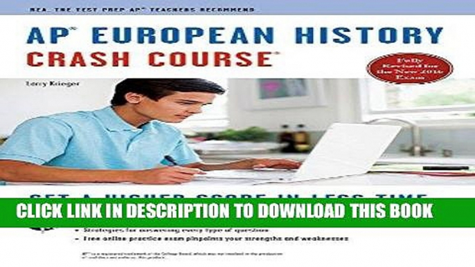 Read Now APÂ® European History Crash Course Book + Online (Advanced Placement (AP) Crash Course)