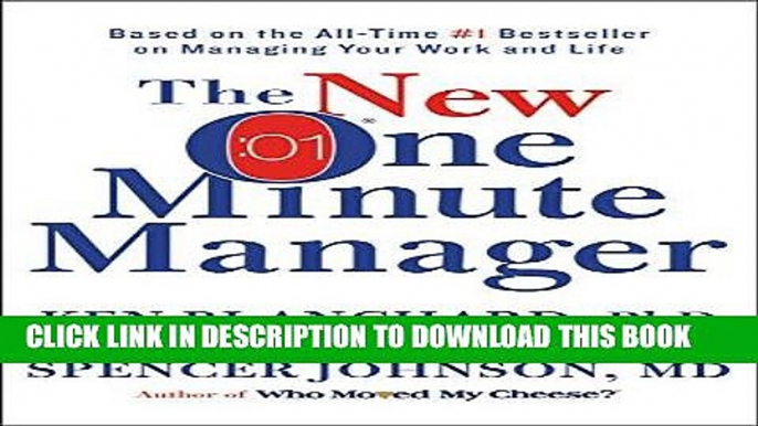 Best Seller The New One Minute Manager Free Read