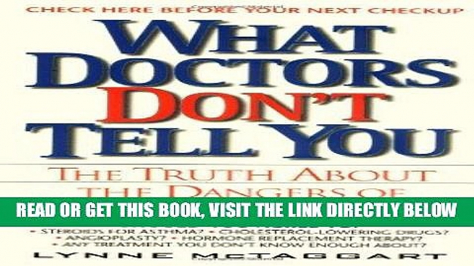 [READ] EBOOK What Doctors Don t Tell You:: The Truth About The Dangers Of Modern Medicine BEST