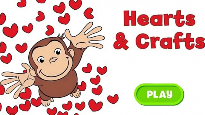 Curious George Hearts And Crafts - Full Curious George Games - Episodes #1 - Valentines Day