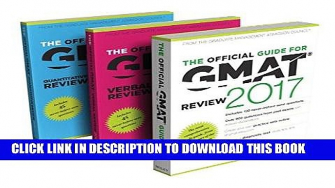 [READ] EBOOK The Official Guide to the GMAT Review 2017 Bundle + Question Bank + Video ONLINE