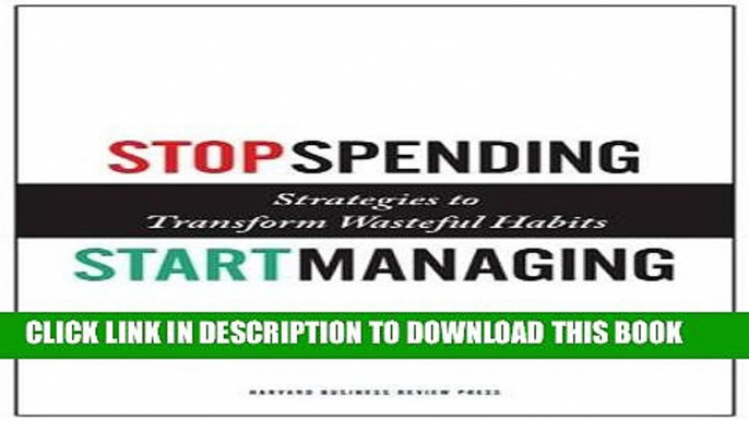 Best Seller Stop Spending, Start Managing: Strategies to Transform Wasteful Habits Free Download