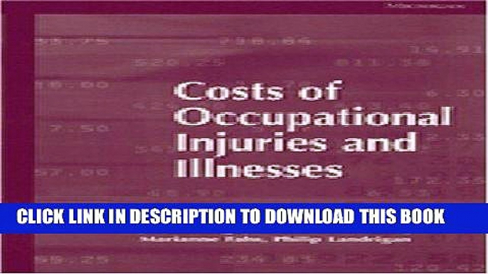 [PDF] Costs of Occupational Injuries and Illnesses [Online Books]